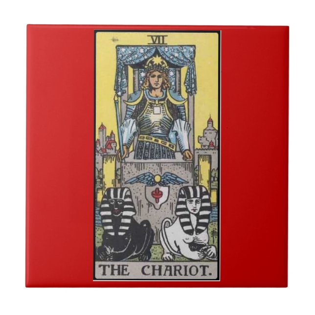 the chariot tarot tile (Front)