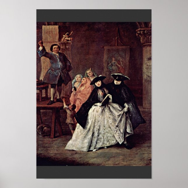 The Charlatan By Longhi Pietro (Best Quality) Poster (Front)