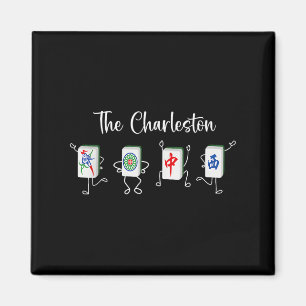 The Charleston Mahjong, Funny Mahjong Dance Magnet
