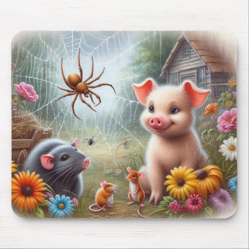 The Charlottes Web Mouse Pad