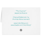 The Charmer Blank Card (Back Horizontal)