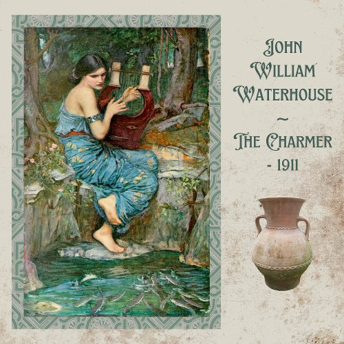 THE CHARMER BY JOHN WATERHOUSE TISSUE PAPER