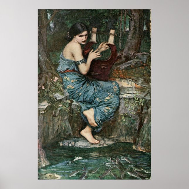 The Charmer by John William Waterhouse - 1911 Poster (Front)