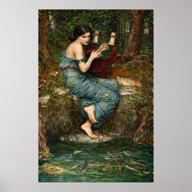 The Charmer by John William Waterhouse Poster (Front)