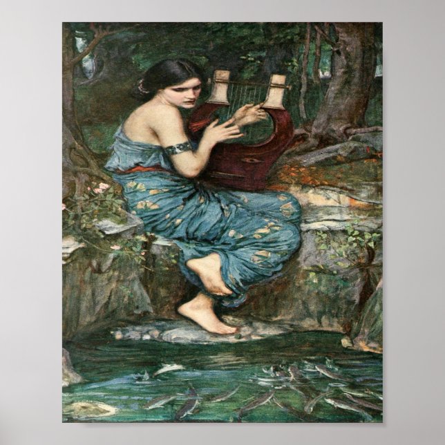The Charmer By John William Waterhouse Poster (Front)