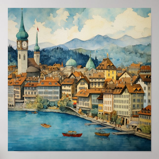 The Charming City of Luzern #2 Poster (Front)
