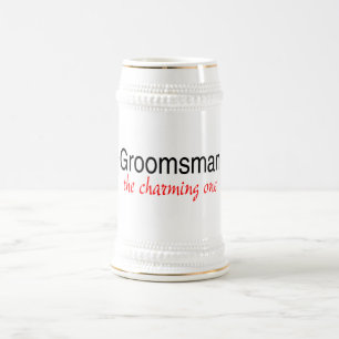 The Charming One (Groomsman) Beer Stein