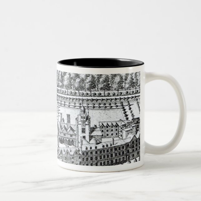 The Charterhouse Hospital, c.1720 Two-Tone Coffee Mug (Right)