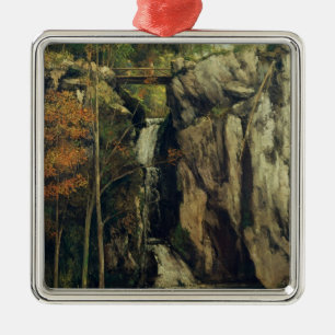The Chasm at Conches, 1864 Metal Ornament