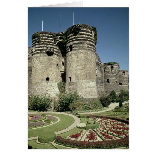 The Chateau d'Angers, completed 1238 Cards (Front)