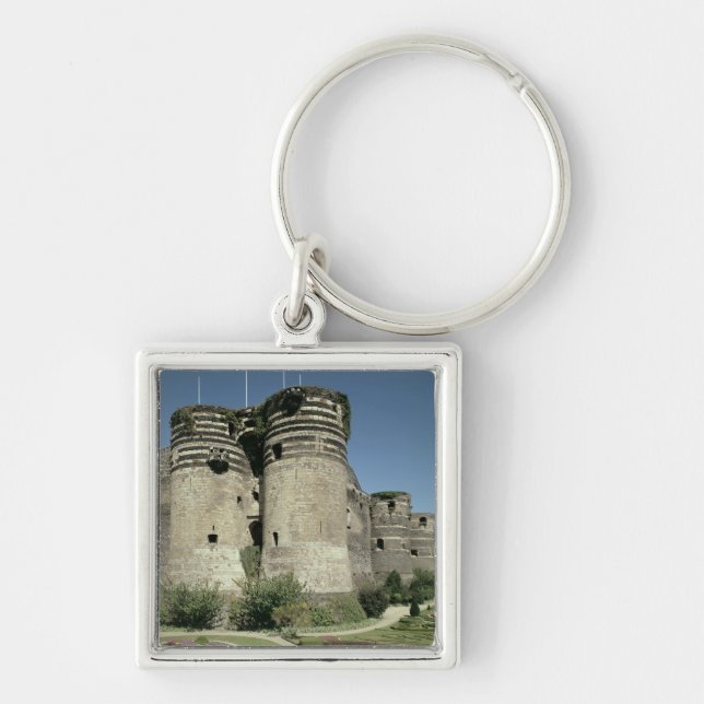 The Chateau d'Angers, completed 1238 Keychain (Front)