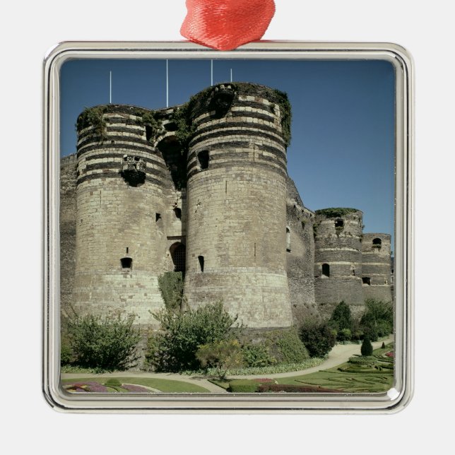 The Chateau d'Angers, completed 1238 Metal Ornament (Front)