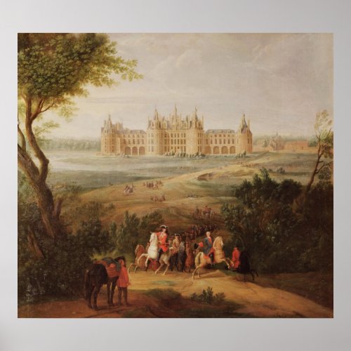 The Chateau de Chambord 1722 Poster