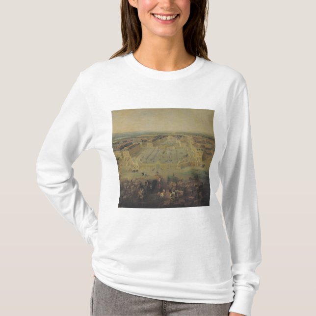 The Chateau de Versailles and the Place T-Shirt (Front)