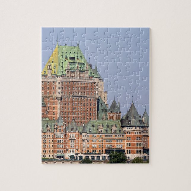 The Chateau Frontenac in Quebec City, Canada. Jigsaw Puzzle (Vertical)