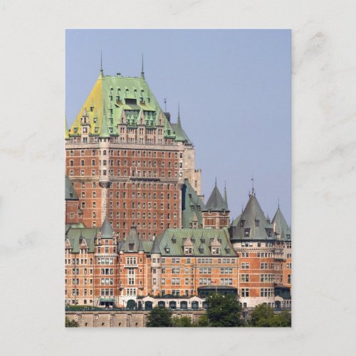 The Chateau Frontenac in Quebec City Canada Postcard