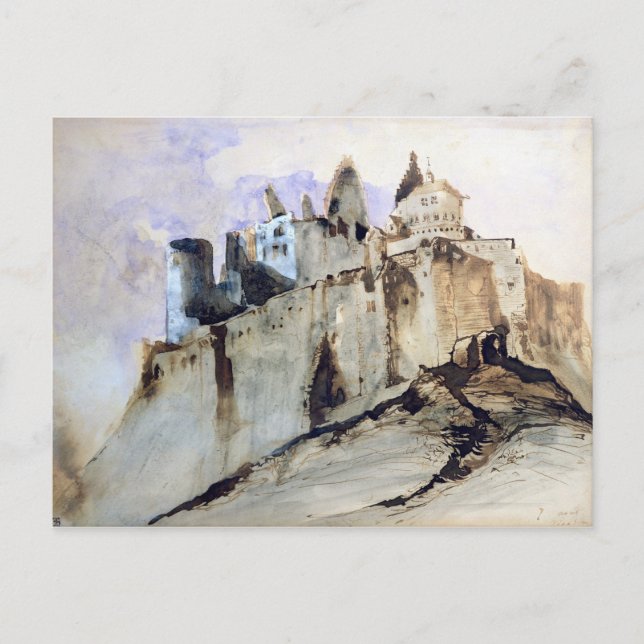 The Chateau of Vianden, 1871 Postcard (Front)