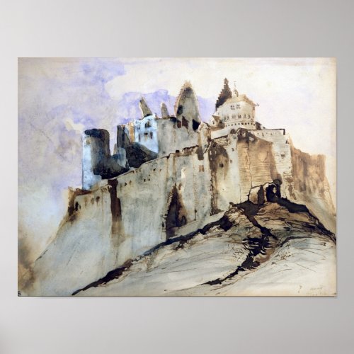 The Chateau of Vianden 1871 Poster