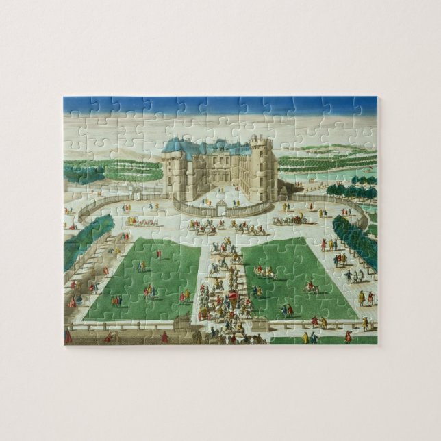The Chateau Rambouillet, engraved by Antoine Aveli Jigsaw Puzzle (Horizontal)