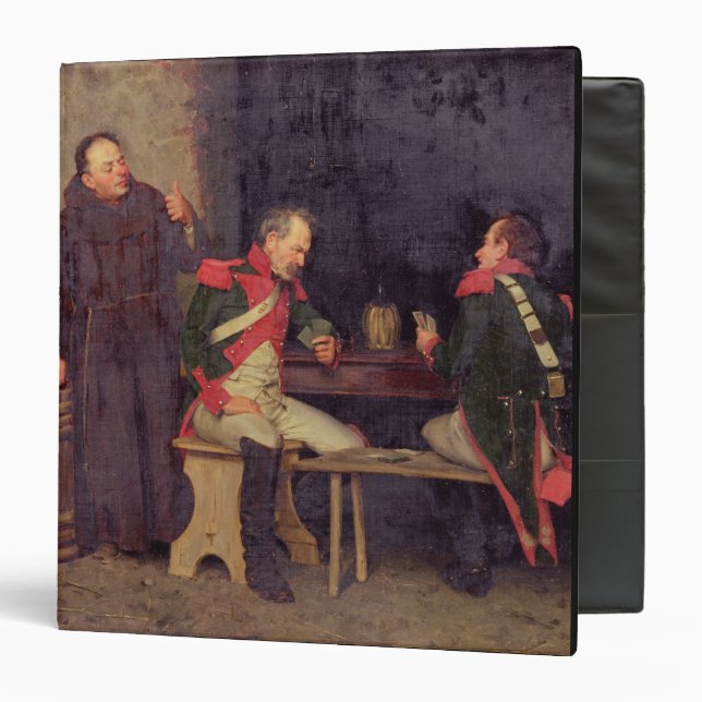 The Cheat (oil on canvas) (one of pair - See 19572 3 Ring Binder (Front/Inside)