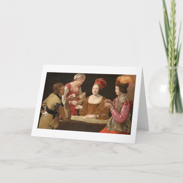 The Cheat with the Ace of Clubs, La Tour Card (Front)