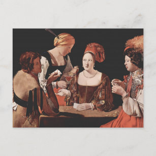 The Cheat (with the Ace of Diamonds) - 1635 Postcard