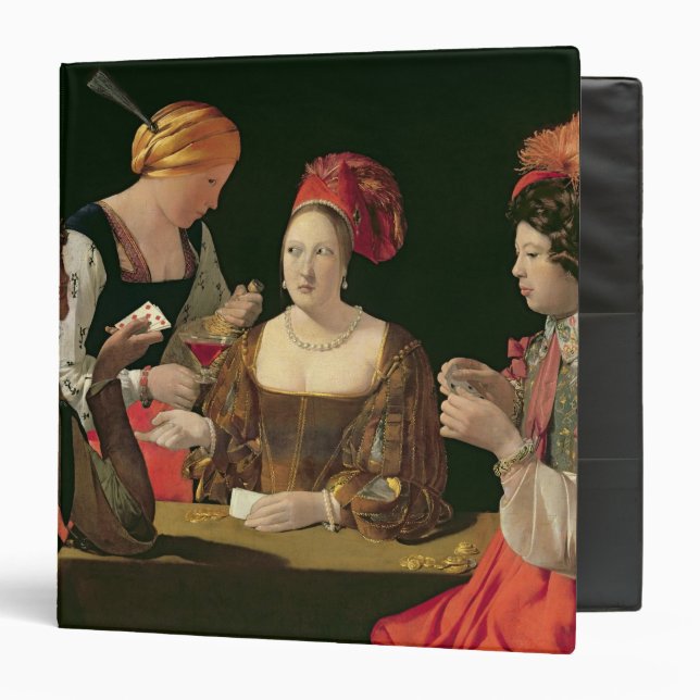 The Cheat with the Ace of Diamonds 3 Ring Binder (Front/Inside)