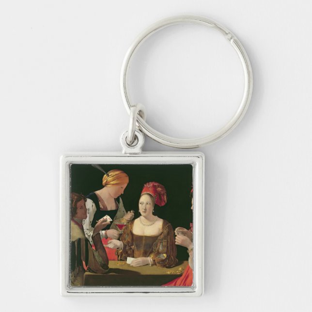 The Cheat with the Ace of Diamonds Keychain (Front)