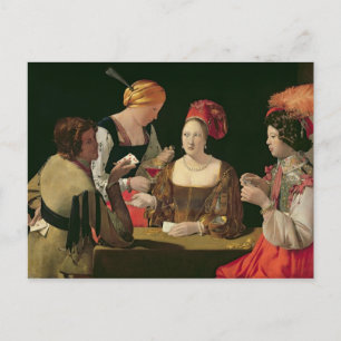 The Cheat with the Ace of Diamonds Postcard