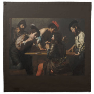 The Cheats, Mercenary Soldiers Playing Cards Cloth Napkin