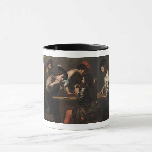 The Cheats, Mercenary Soldiers Playing Cards Mug (Center)