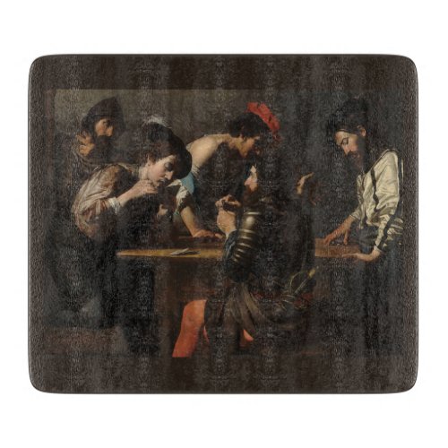 The Cheats Soldiers Playing Cards and Dice Cutting Board