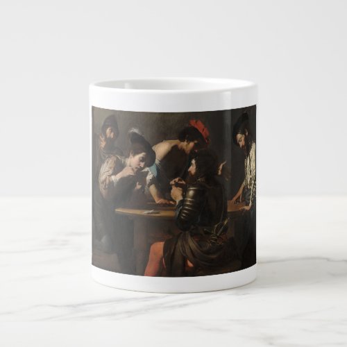 The Cheats Soldiers Playing Cards and Dice Giant Coffee Mug