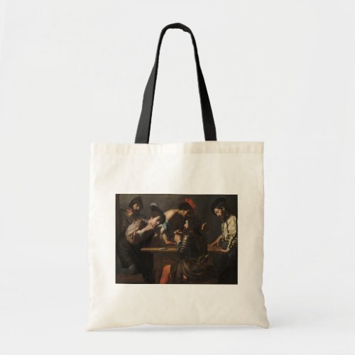 The Cheats Soldiers Playing Cards and Dice Tote Bag