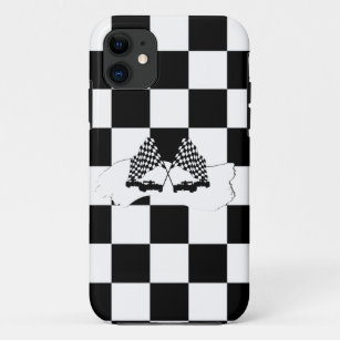  GUAYDOYIM Brown Classic Checkered Flag Case Compatible