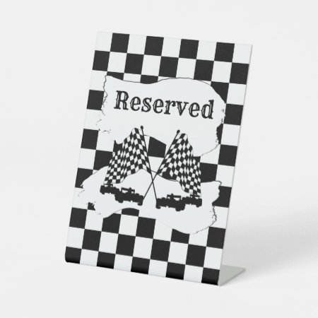 The Checker Flag and Race Cars Reserved