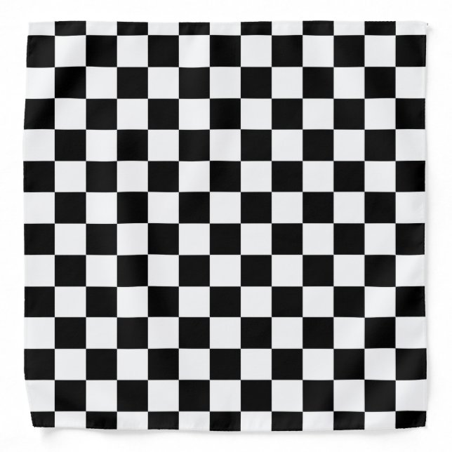 The Checker Flag Bandana (Front)