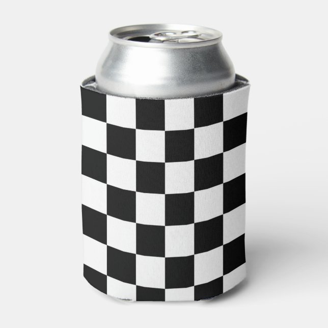 The Checker Flag Can Cooler (Can Front)