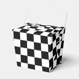 The Checker Flag Favor Boxes