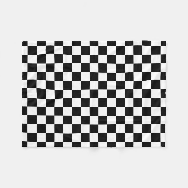 The Checker Flag Fleece Blanket (Front (Horizontal))