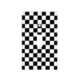 The Checker Flag Light Switch Cover