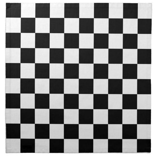 The Checker Flag Napkin (Front)