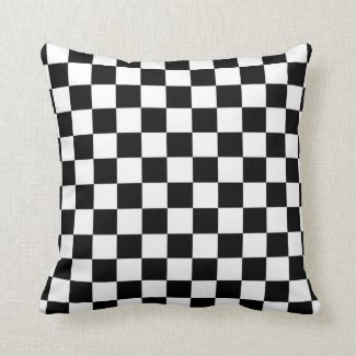 The Checker Flag Pillow