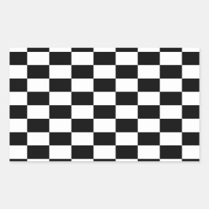 The Checker Flag Rectangular Sticker
