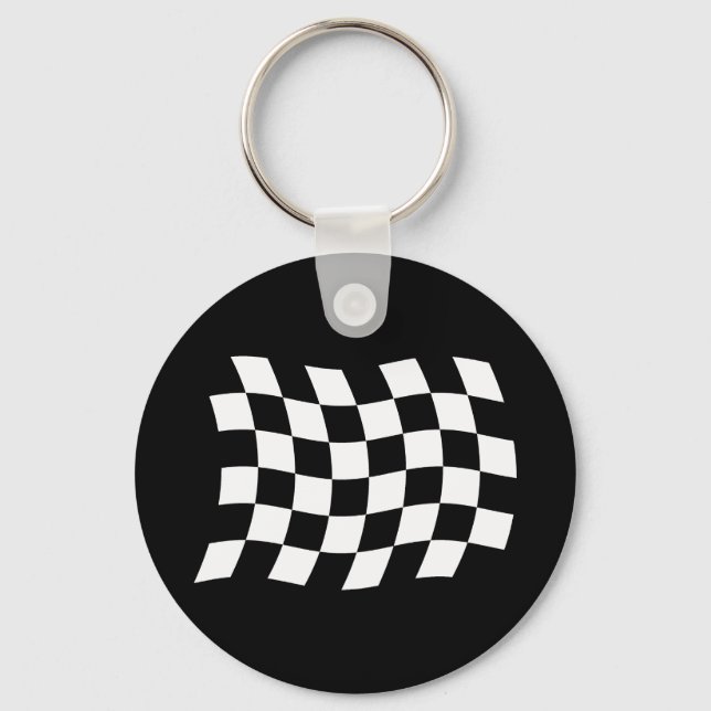 The Checkered Flag Keychain (Front)