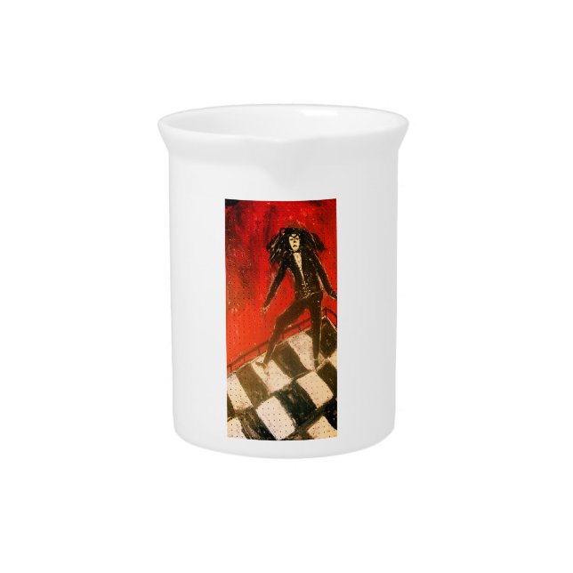 THE CHECKMATE OF DREAD BEVERAGE PITCHER (Front)