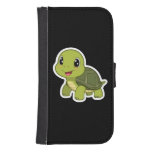 The Cheerful Turtle Who Never Rushed Galaxy S4 Wallet Case