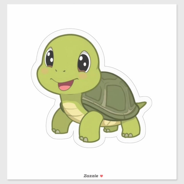 The Cheerful Turtle Who Never Rushed Sticker (Sheet)