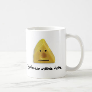 The cheese stands alone. coffee mug