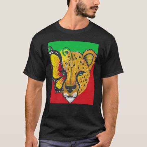 The Cheetah and Butterfly Will have you Evolving D T_Shirt